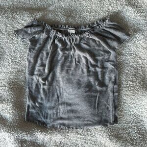 Garage off the shoulder top